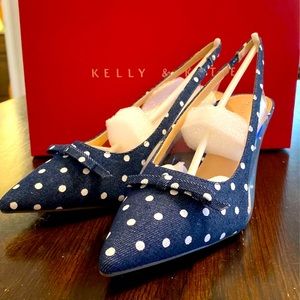 Kelly and Katie polkadot shoes